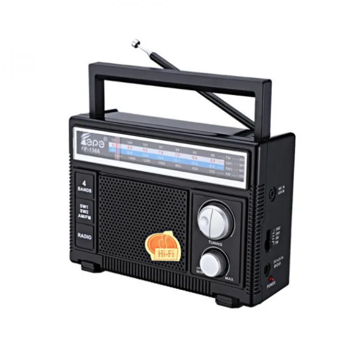 Fepe%20FP-1366%20AM/FM/SW1/SW2%20Radio%20HiFi%20Portable%20Speaker%20Black%20-%20Image%202