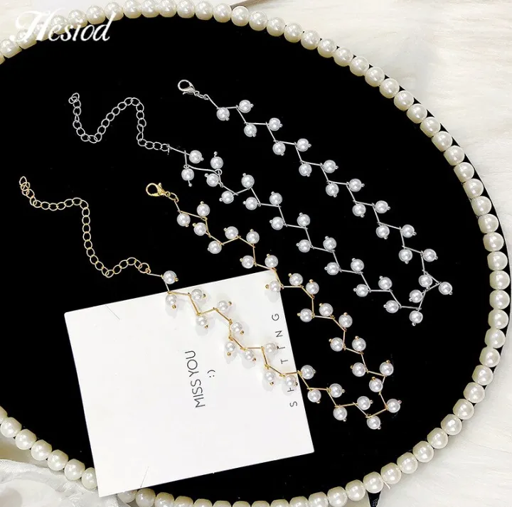Trendy%20Fashionable%20Pearl%20Choker%20Necklace%20for%20Girls%20Simple%20Stylish-%20Rhinestone%20Charm%20Chain%20Necklaces%20for%20Women%20Party%20Accessory%20New%20Collection%20-%20Image%203
