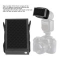 Honeycomb Diffuser 50 Degree Honeycomb Grid Camera Flash Accessory Diversified Applications Quick Installation for Speedlight.