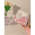 Leather Tulip Drawer Modern Tissue Box Creative Napkin Case Home Decoration Office Desktop Ornaments Simple Tissue Storage. 