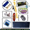 4 pis combo pack-kyeboard+Mouse+Hub Usb 3.0+Proton R-100 / free type C/B OTG.