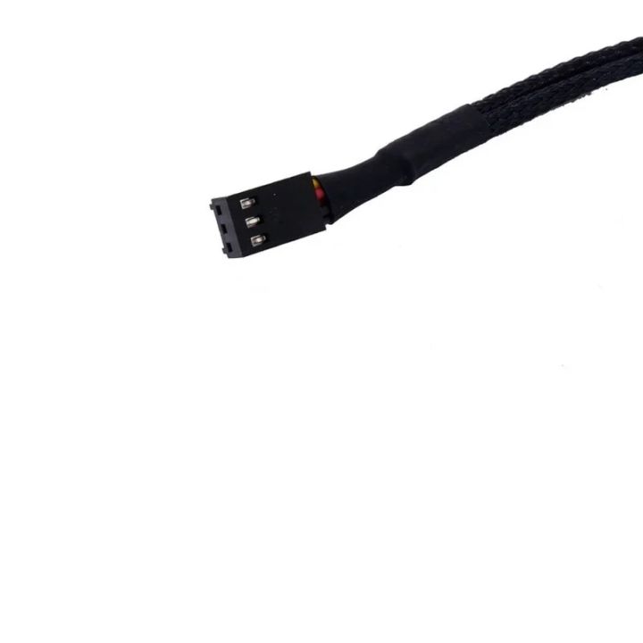 1pcs/2pcs/5pcs%203%20Pin%20PWM%20Splitter%203Pin%20PWM%20Female%20To%203%20Pin%20PWM%20Adapter%20Cable%20for%20Computer%20CPU%20Case%20Fan%20Sleeved%20Power%20Cable%20-%20Image%202