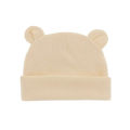 Autumn Winter Baby Hat Comfortable Solid Color Hats Cute Ear Shape Cotton Cap Newborn 0 -1 Infant Bonnet Items. 
