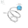 ZS 1 PC 20G Double Layers Stainless Steel Nose Ring Butterfly Star Nose Hoop Rings Ear Cartilage Tragus Helix Piercings Jewelry.