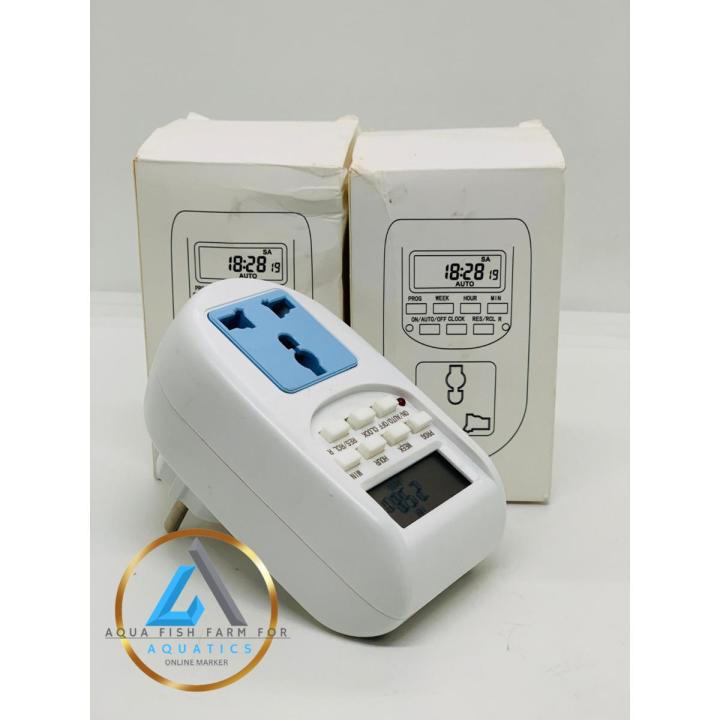 Auto Light Timer Digital Auto Timer (AL-06W) For Auto Light Off On | Daraz.com.bd