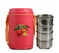 RFL Winner Insulated Food Container 4 Bati Set Carrier 1500ml Premium Hot Carrier Lunch Box.