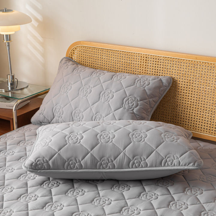 1%20Piece%20Waterproof%20jacquard%20Fabric%20Pillowcase%20Moisture%20And%20Sweat%20Proof%20Pillow%20Cover%2048x74cm%20For%20Bedroom%20Home%20Hotel%20Detor%20-%20Image%202