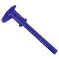 0-150mm Plastic Slide Caliper, Double Scale Vernier Caliper. 
