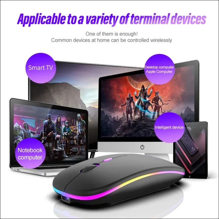Rechargeable%20Bluetooth%20Mouse,%202.4G%20Dual%20Mode,%20Seven%20Colors%20Breathing%20Light%20Mute%20Button,%20Suitable%20for%20PC,%20IPad,%20Laptop%20-%20Image%204