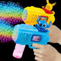 Children Bubble Gun Toy Stitch Fully Automatic Bubble Machine Bubbles Gun Outdoor sand Game Fantasy Toy for Boys Girls Gifts. 