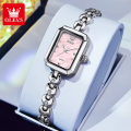 Olevs 3665 Stainless Steel Analog Wrist Watch For Women.
