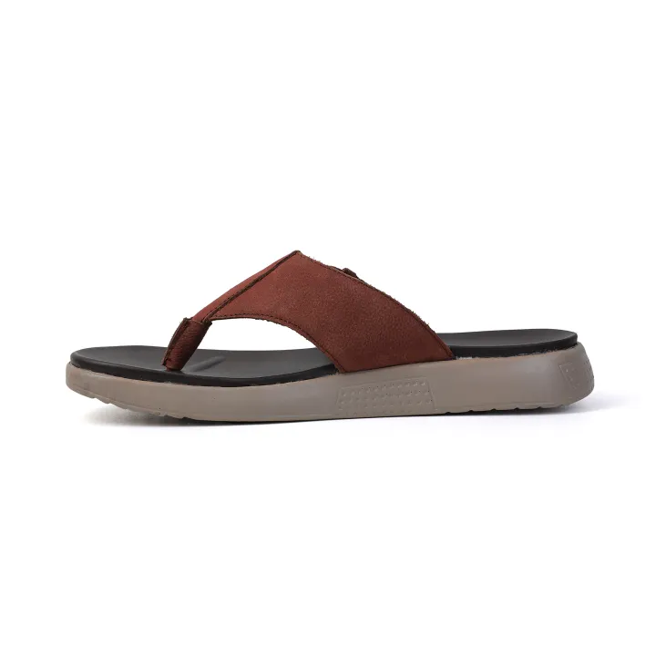 Vibrant Brown Leather Sandel for Men