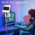 C Tripod Clamp Desk Mount Light Stand with 1/4 Ball Head Table Fixture Ring Light Adjustable Tabletop Bracket Stand DSLR Camera. 