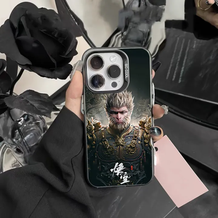 Olige%20%20Case%20%20For%20iPhone%207%208%2011%2012%2013%2014%2015%20Pro%20Max%207%208%2014%2015%20Plus%20New%20Cool%20Black%20Myth:%20Wukong%20Phone%20Case%20Back%20Cover%20-%20Image%205