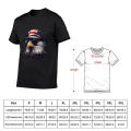 New America's Bald Eagle Salute t-shirt graphics t-shirt black t shirt men clothing.