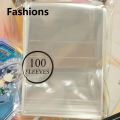 Fashions New style 100Pcs/Pack 65*90mm Card Sleeve Cards Protector Magic Killers of Three Kingdom Football Star Card Transparent Board Games.