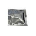 100Pcs Silver Aluminum Foil Zip Lock Bag Self Grip Seal Tear Notch Reusable Reclosable Food Snack Tea Storage Packing Pouches. 