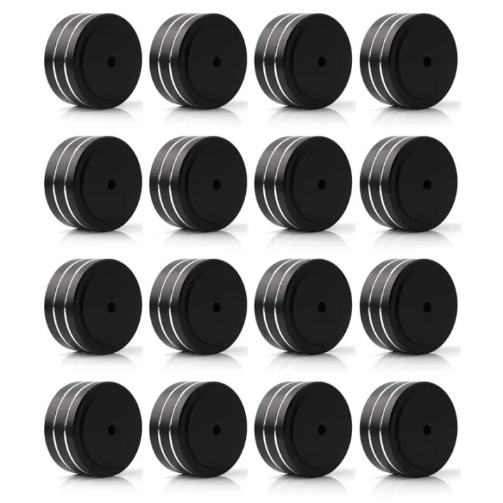 ARELENE%2016Pcs%2040X20mm%20Aluminum%20HiFi%20AMP%20Speaker%20Isolation%20Stand%20Turntable%20DAC%20Feet%20Pad%20-%20Image%204