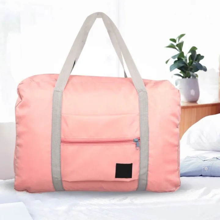 Foldable%20Large%20Nylon%20Fabric%20Travel%20Pouch%20Tote%20Bag%20-%20Image%202