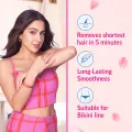 Veet Pure™ Hair Removal Cream 100g Normal Skin for Body & Legs, Freshest Smell with With Organic Aelo Vera and Rose Extract, Dermatologically Tested. 