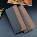 Men's Wallet Men's PU Soft Leather Wallet Men's Long Fashionable Splice Color Contrast Multi slot Card Bag Ultra thin Money Bag.