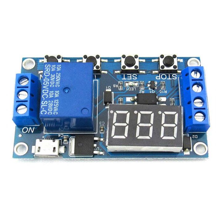 6%E2%80%9130V%20Relay%20Board%20Cycle%20Timing%20Circuit%20Switch%20Timer%20Delay%20Trigger%20Module%20Micro%20USB%205V%20JZ%E2%80%91801%20-%20Image%203