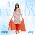 Pure Cotton New Exclusive Unstitched Screen Print Fashionable and Comportable Three Pics for Women.