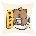 New Pica Bara pillow cushion cute Pica Bara sleeping pillow car sofa cushion pillow case. 