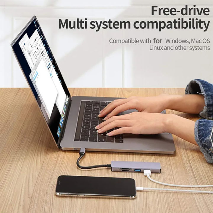 5-in-1%20USB%20C%20HUB%20Docking%20Station%20USB%20HUB%20Type%20C%20Splitter%204K%20HDMI-compatible%20Adapter%20USB%20C%20to%20HDMI%20USB%203.0%20For%20Laptop%20Macbook%20-%20Image%204