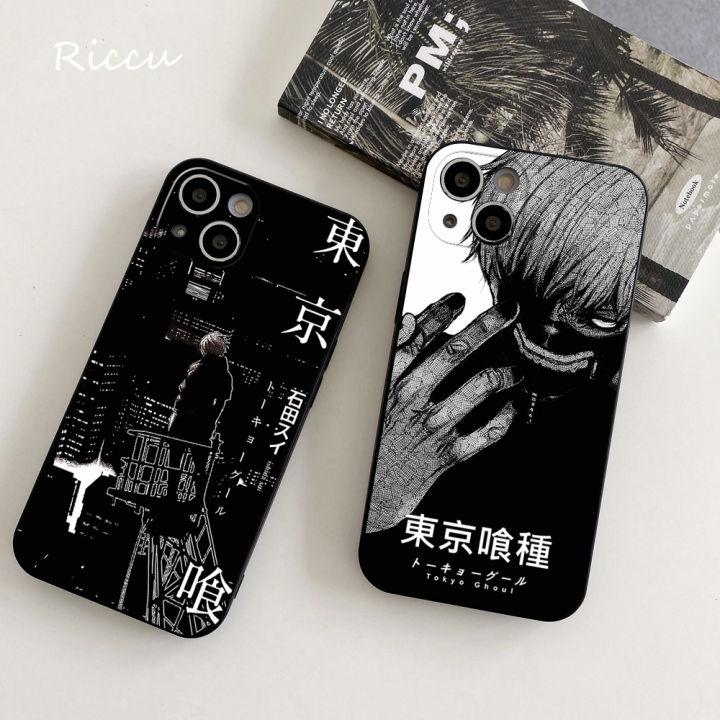Tokyo Ghoul Kaneki Ken Anime Phone Case 15 14 11 12 Pro 8 7 14 happyPlus 2020 X Pro 14 plus XR XS Soft iphone 14 15 pro Phone Covers