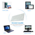 Mini Bluetooth 3.0 Keyboard Slim English Russian French Spanish Japanese Arabic German Wireless Keyboard For Android Windows Mac.