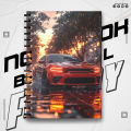 Notebook Red Edition Sports Car Design Writing Journal Pad K676. 