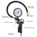 Car Tire Pressure Gauge 220 PSI Tire Inflator with Valve Core Tool Air Compressor for Car Motorcycle Bicycle Truck. 