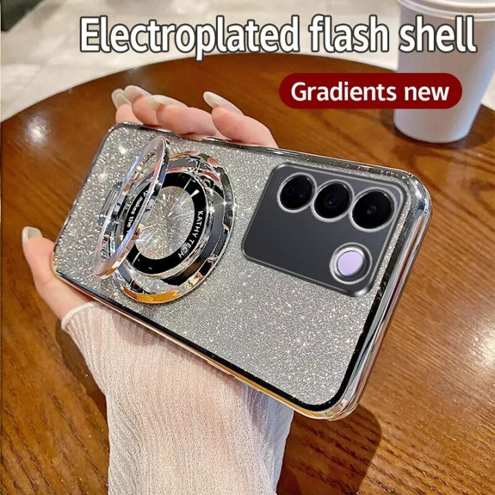 lthmy%20for%20Vivo%20v27e%20V2237%20casing%20electroplating%20soft%20glitter%20TPU%20phone%20back%20cover%20phone%20case%20magnetic%20bracket%20-%20Image%205