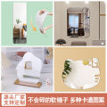 Acrylic mirror sticking to the wall self-adhesive dressing full-length mirror household special-shaped soft mirror wholesale DIY desktop makeup mirror. 