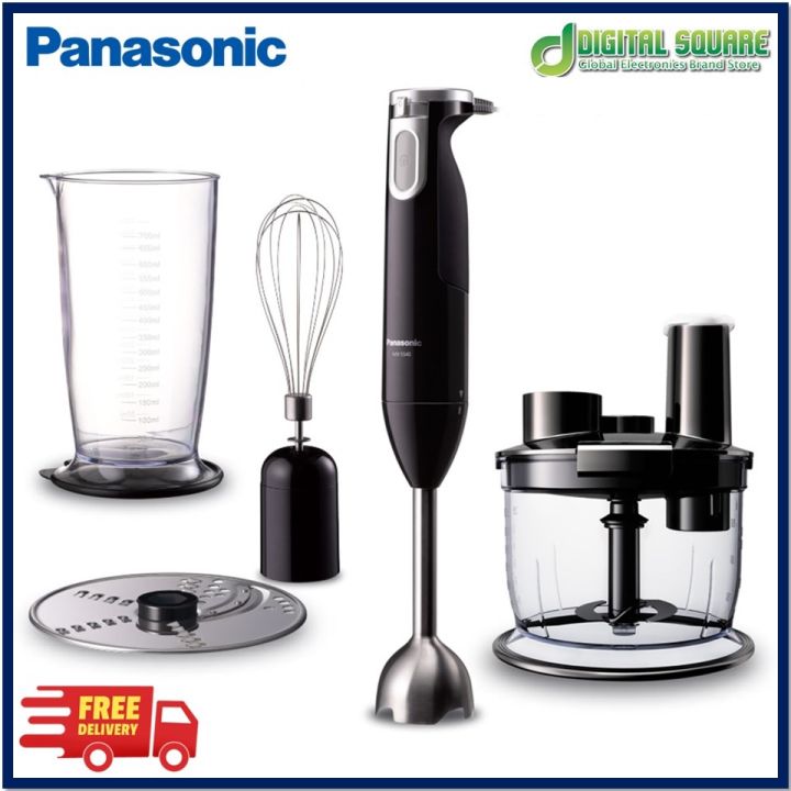 Panasonic MX-SS40 Multi-Functional 4-in-1 Hand Blender, Chopper, Slicer, Shredder & Whisker