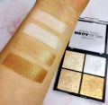 Technic Mega Glow Highlighter Palette 4 Colors. 