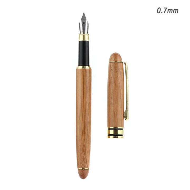 【Hey my home】1PC Bamboo Chisel-pointed 0.7mm-2.9mm Writing Tool