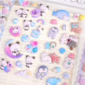 1 pc 3D Kawaii Cartoon Puffy Stickers Adhesive Stickers DIY Diary Stationery Sticker Children Gift School Office Supplies.