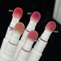 Judydoll Air Cushion Lip Glaze Matte Powder Lip Clay Cream Lipstick Longlasting Waterproof Red Lip Mud Brick Red.