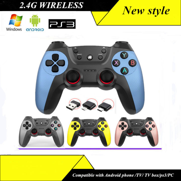 New 2.4G game Controller Gamepad Wireless Joystick Joypad with OTG ...