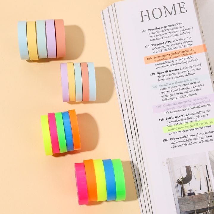Index Color Sticky Notes Loose-leaf Notes Detachable Translucent ...