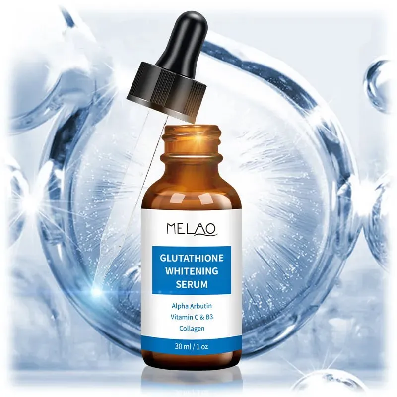 melao glutathione whitening serum for Facial Skin Care 30 Ml dietary-supplement GHK-Cu - Peptide Therapy Size:30ct