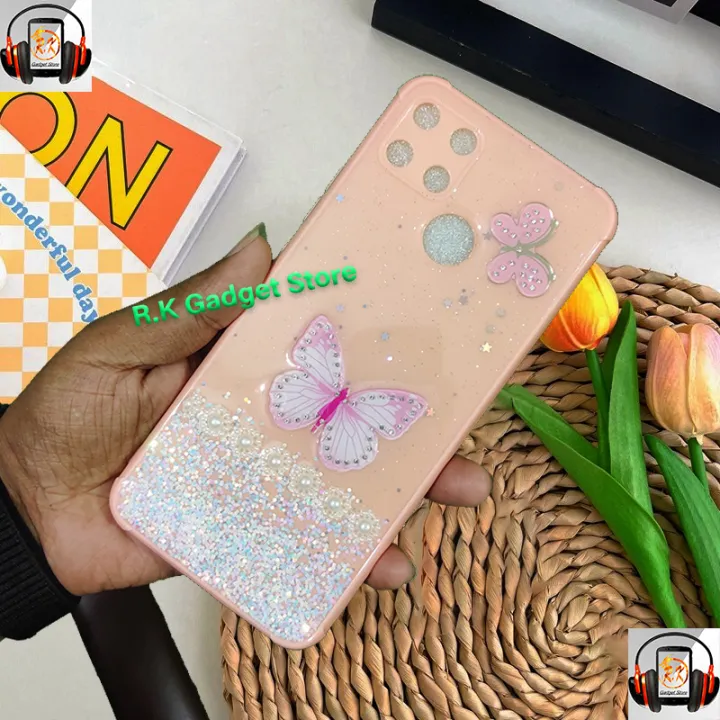 For%20Oppo%20A15%20/%20Oppo%20A15s%20Phone%20Lookig%20Smart%20Butterfly%20Glitter%203D%20with%20Camera%20Protection%20Back%20Case%20Phone%20Cover%20-%20Image%203