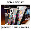 Phone case OPPO A91 case Shiny Gold Foil Phone Soft with Bracket Lanyard Patterned Glass Shell For OPPO A91 Protective Back Cover.