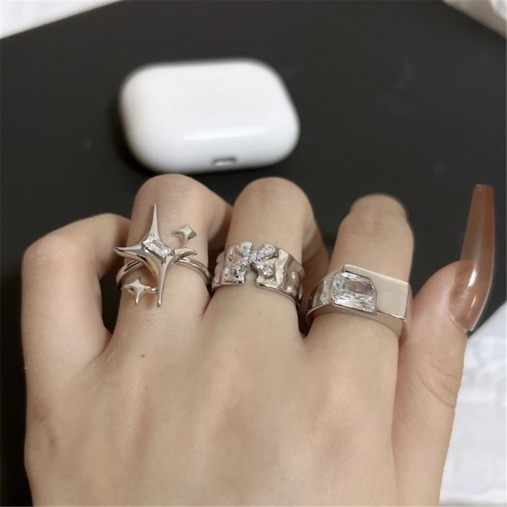 Cute%20Y2k%20Star%20Open%20Ring%20for%20Women%20Creative%20Vintage%20Silver%20Color%20Adjustable%20Rings%20Couple%20jewelry%20gift%20-%20Image%202