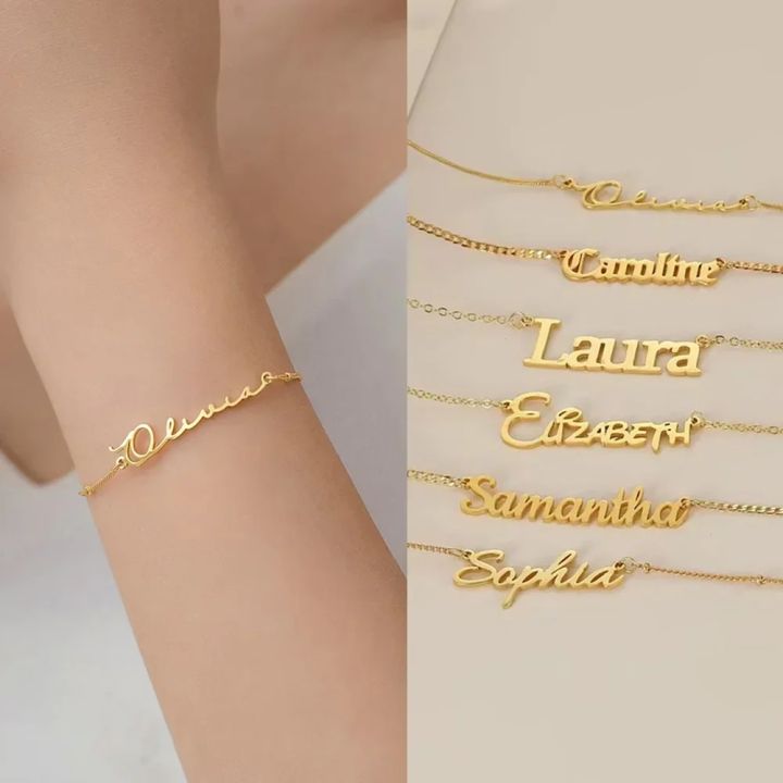 Customized%20Name%20Bracelet%20for%20Women%20Stainless%20Steel%20Cross%20Chain%20Personalized%20Letters%20Pendant%20Nameplate%20Gold%20Bracelet%20Jewelry%20Gift%20-%20Image%205