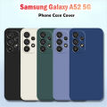 Original For Samsung Galaxy A52 5G Silicone Full Cover Case Dirt resistant Phone Case Cover. 