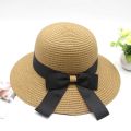 Bucket Hat Panama Fashion Straw Hat Women's Summer Hats Shade Sun Protection Outdoor Beach Vacation Hat Beach Cap Casual.