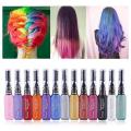 13 Colors One-off Hair Color Dye Temporary Non-toxic DIY Hair Color Mascara Washable One-time Hair Dye Crayons Blue Grey Purple. 